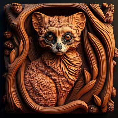 3D model Cat Lemur (STL)